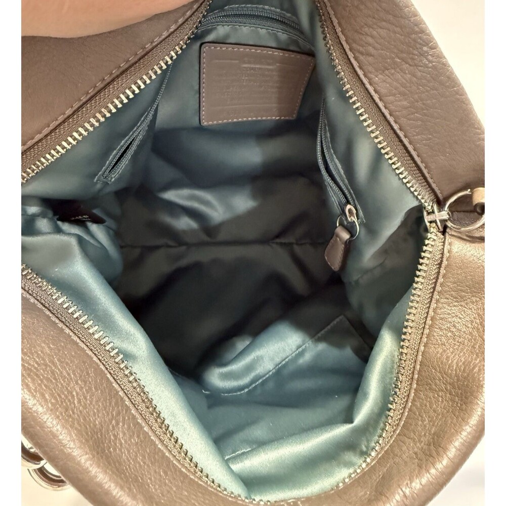 Coach Womens Brooke Hobo Pebble Leather Purse Shoulder Bag 14142m Carry All - Picture 10 of 15